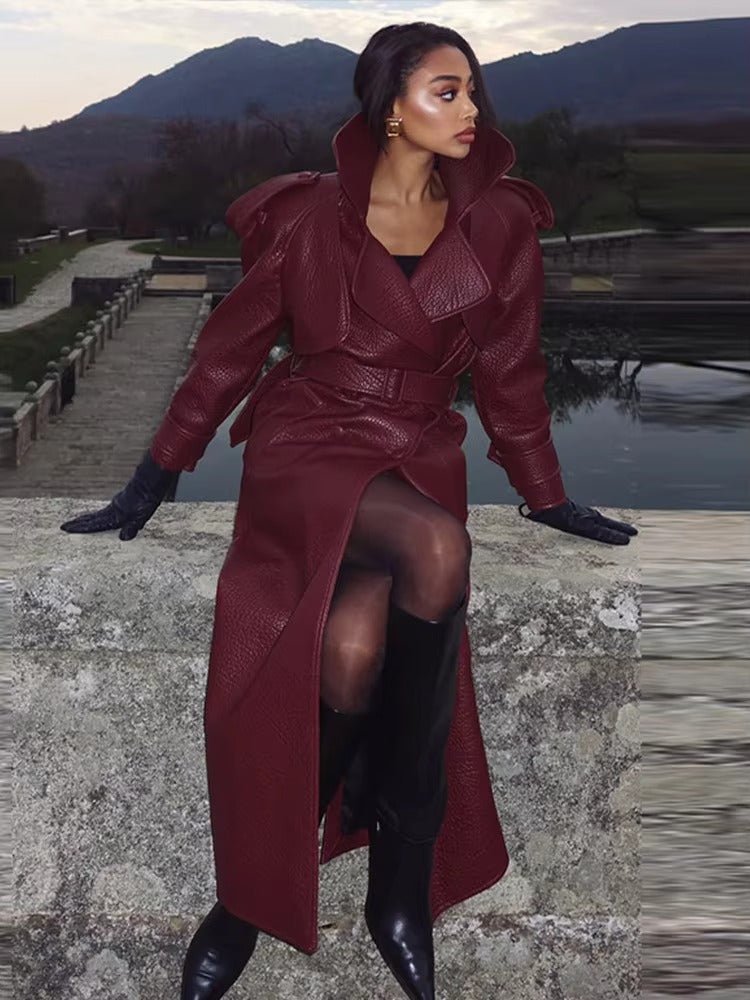 Danica Long Leather Jacket