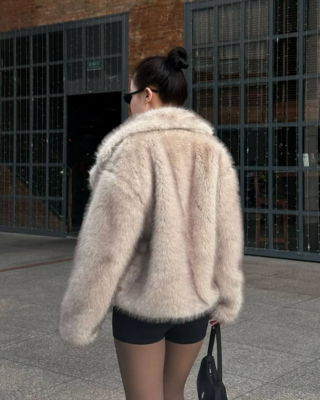 Darcy Mid-Length Fluffy Jacket