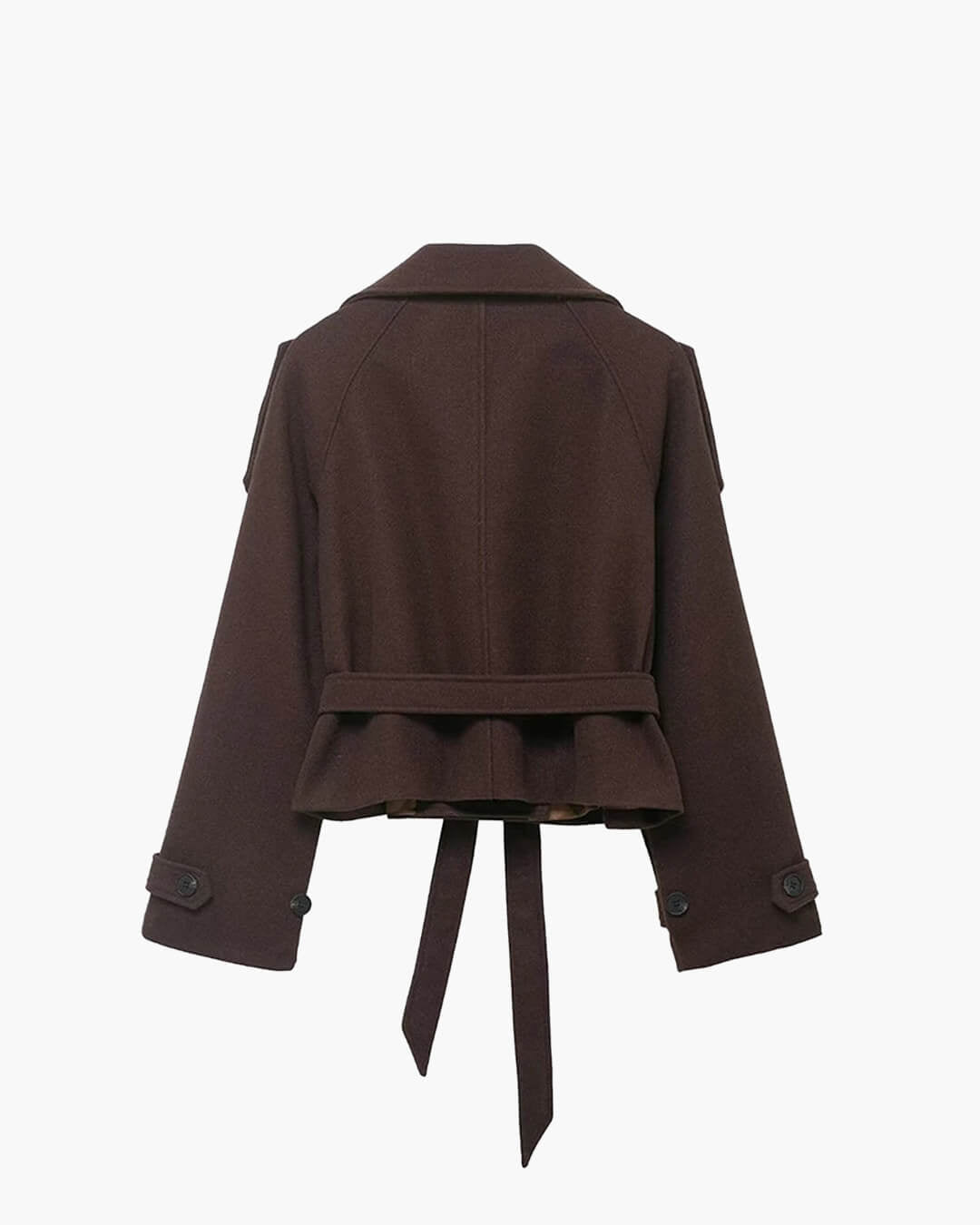 Debbie Stand Collar Short Trench Coat