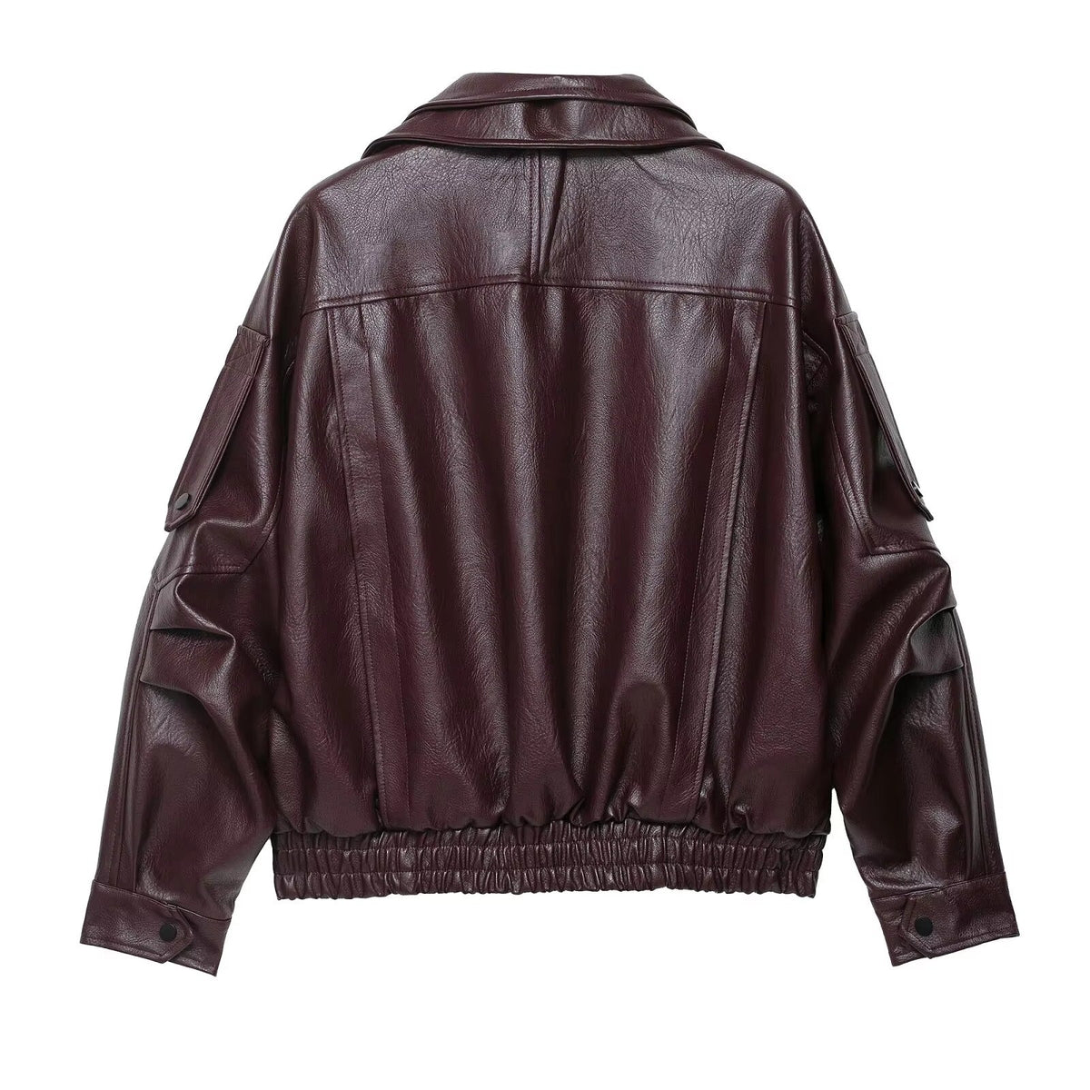 Denise Belted Leather Jacket