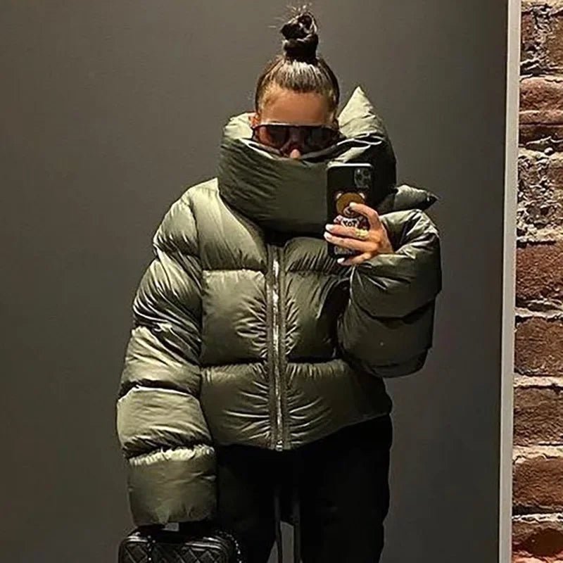 Donna Funnel Neck Puffer Jacket