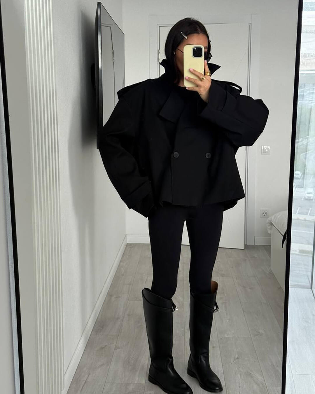 Dorothy Lace Up Short Trench Coat