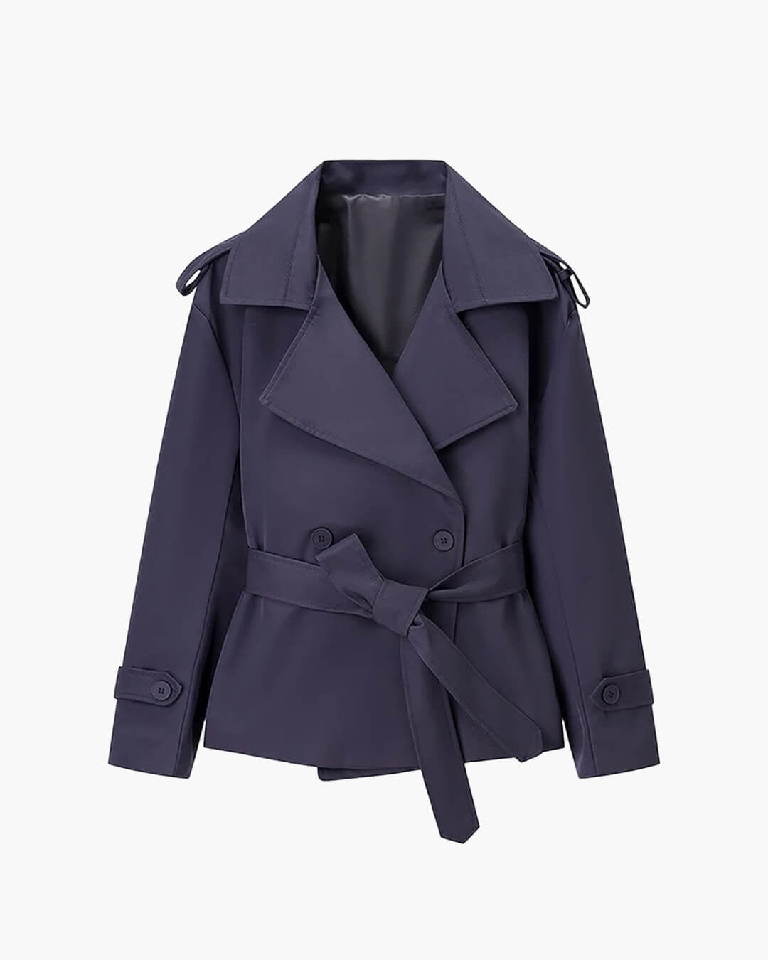 Dorothy Lace Up Short Trench Coat