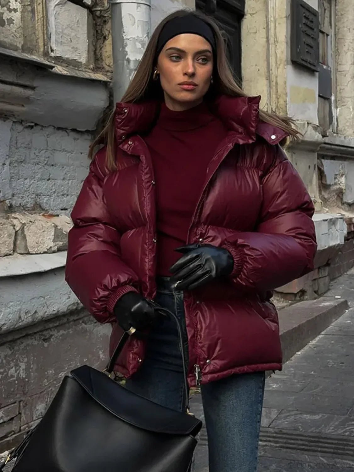 Eliza Hooded Padded Parka Coat