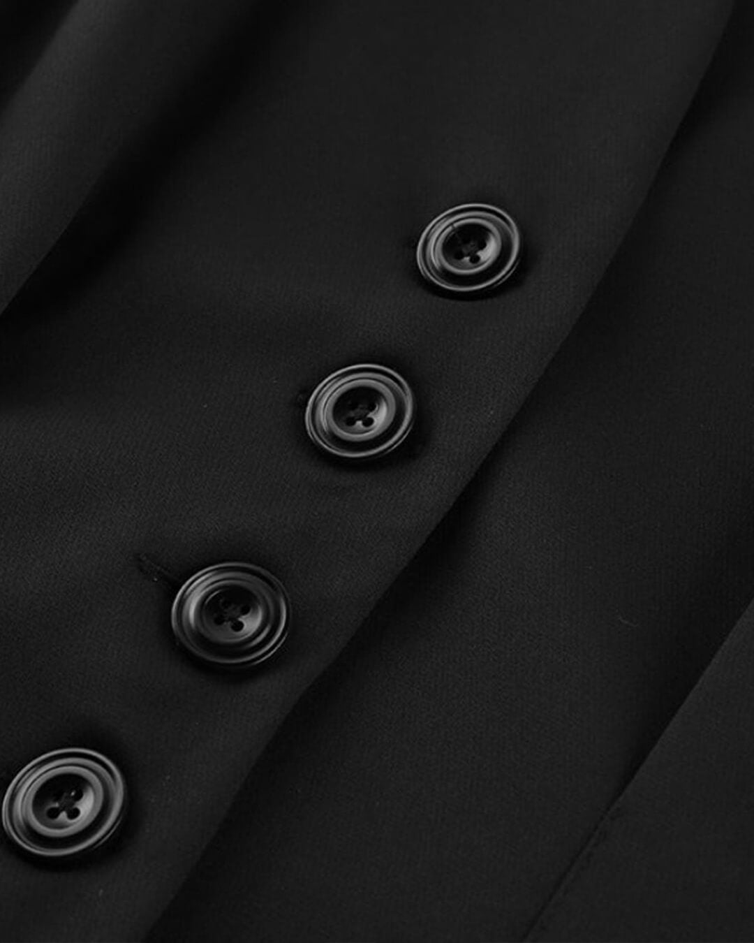 Empress Ruched-Waist V-Neck Blazer