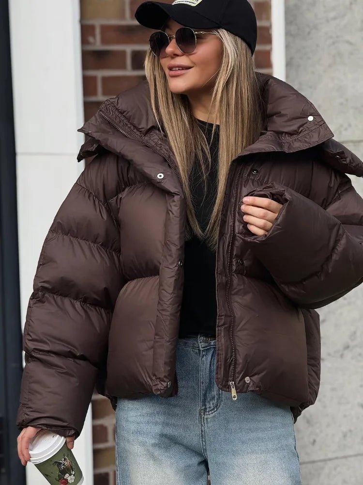 Gaia Short Hooded Puffer Jacket