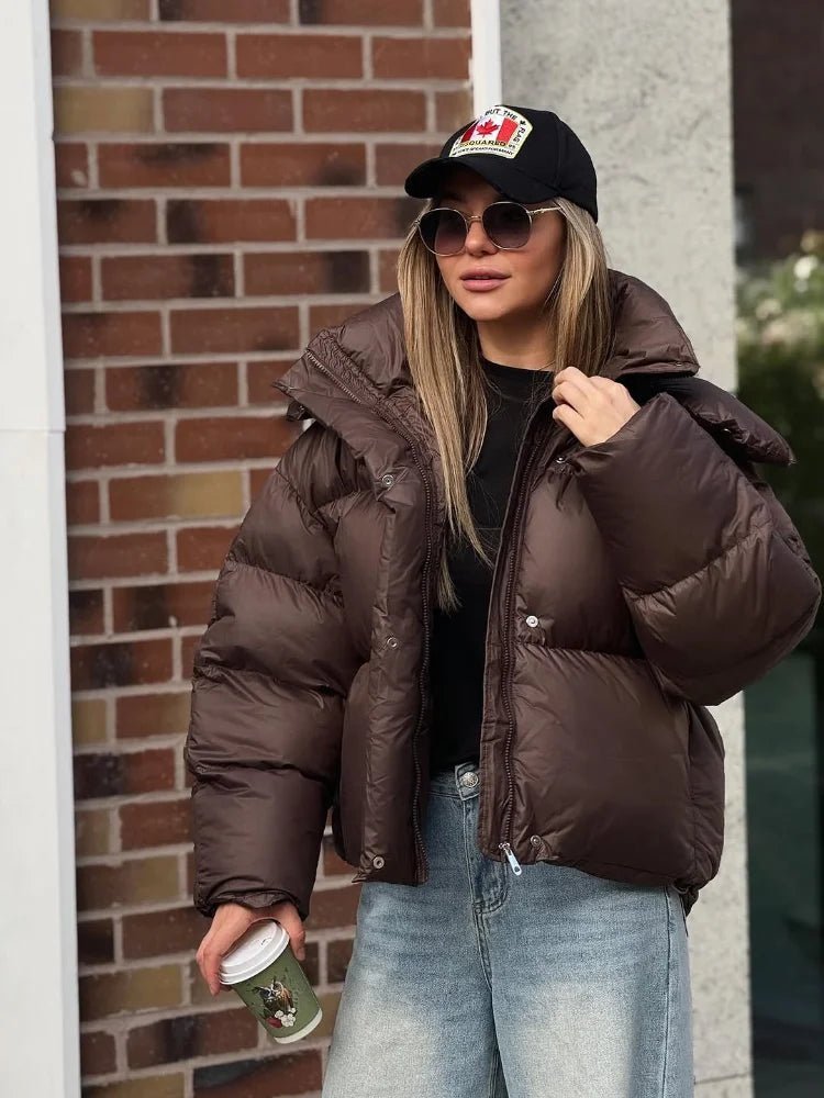 Gaia Short Hooded Puffer Jacket