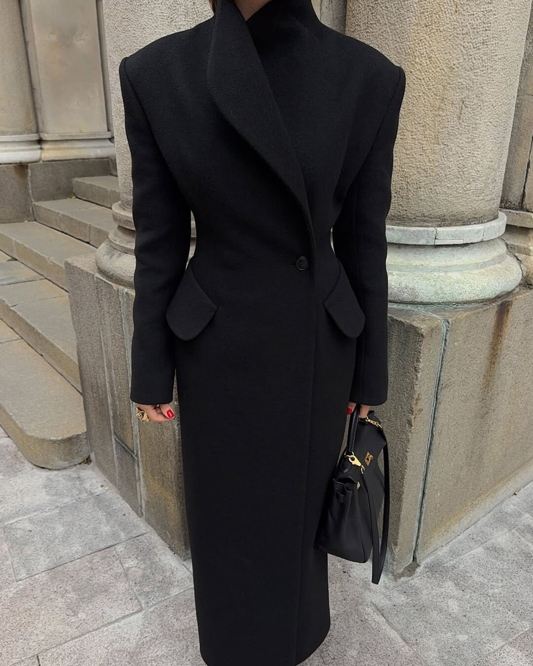 Genevieve Tailored Maxi Coat