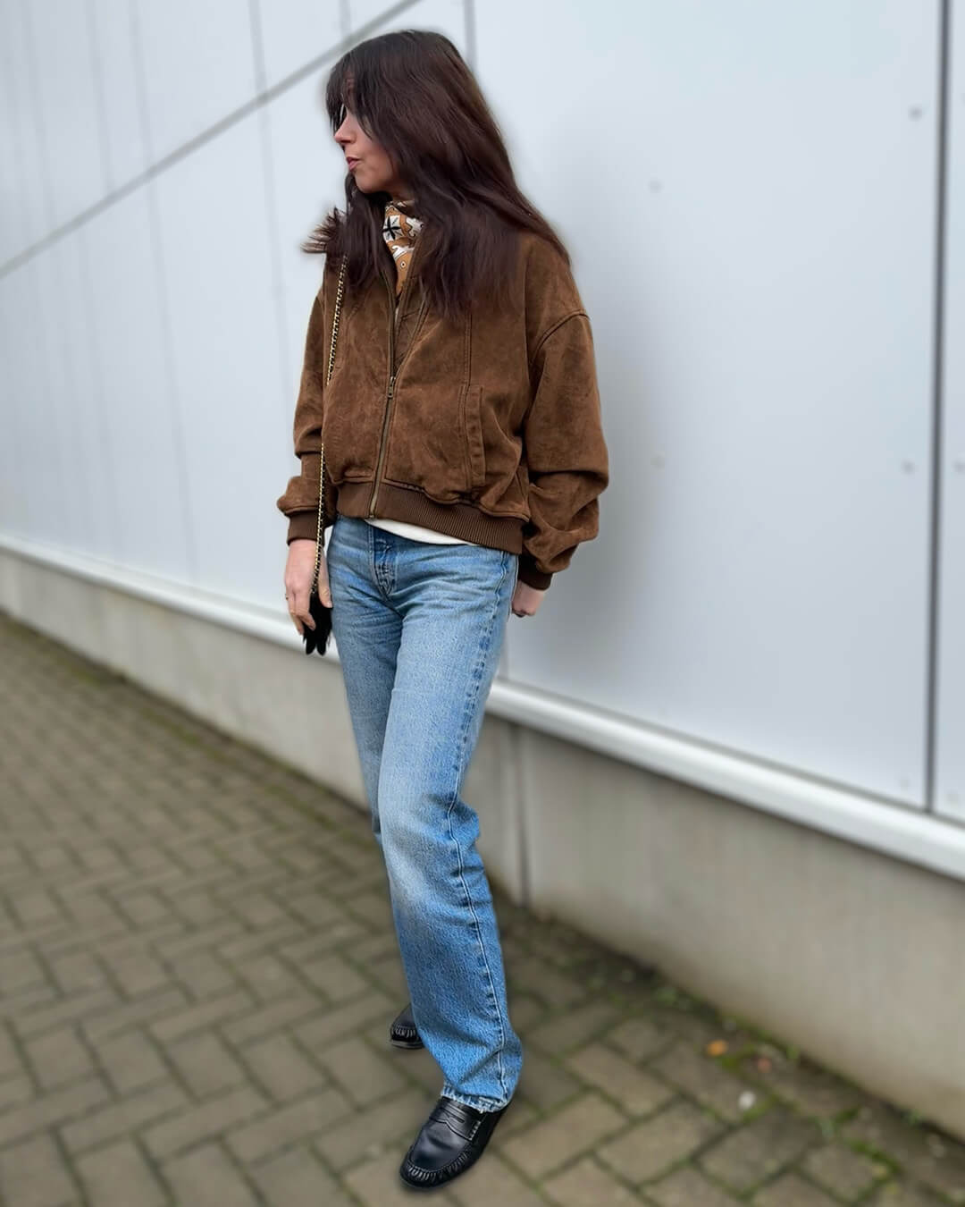 Heather Faux Suede Jacket