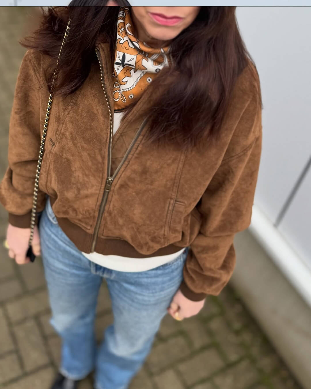 Heather Faux Suede Jacket