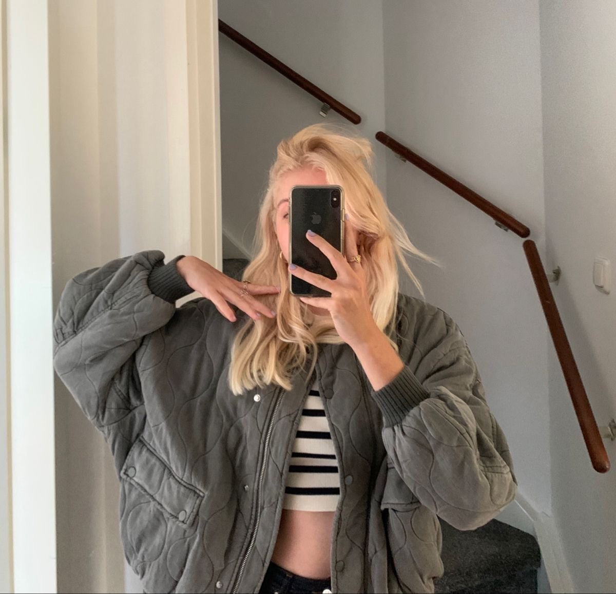 Janella Padded Bomber Jacket