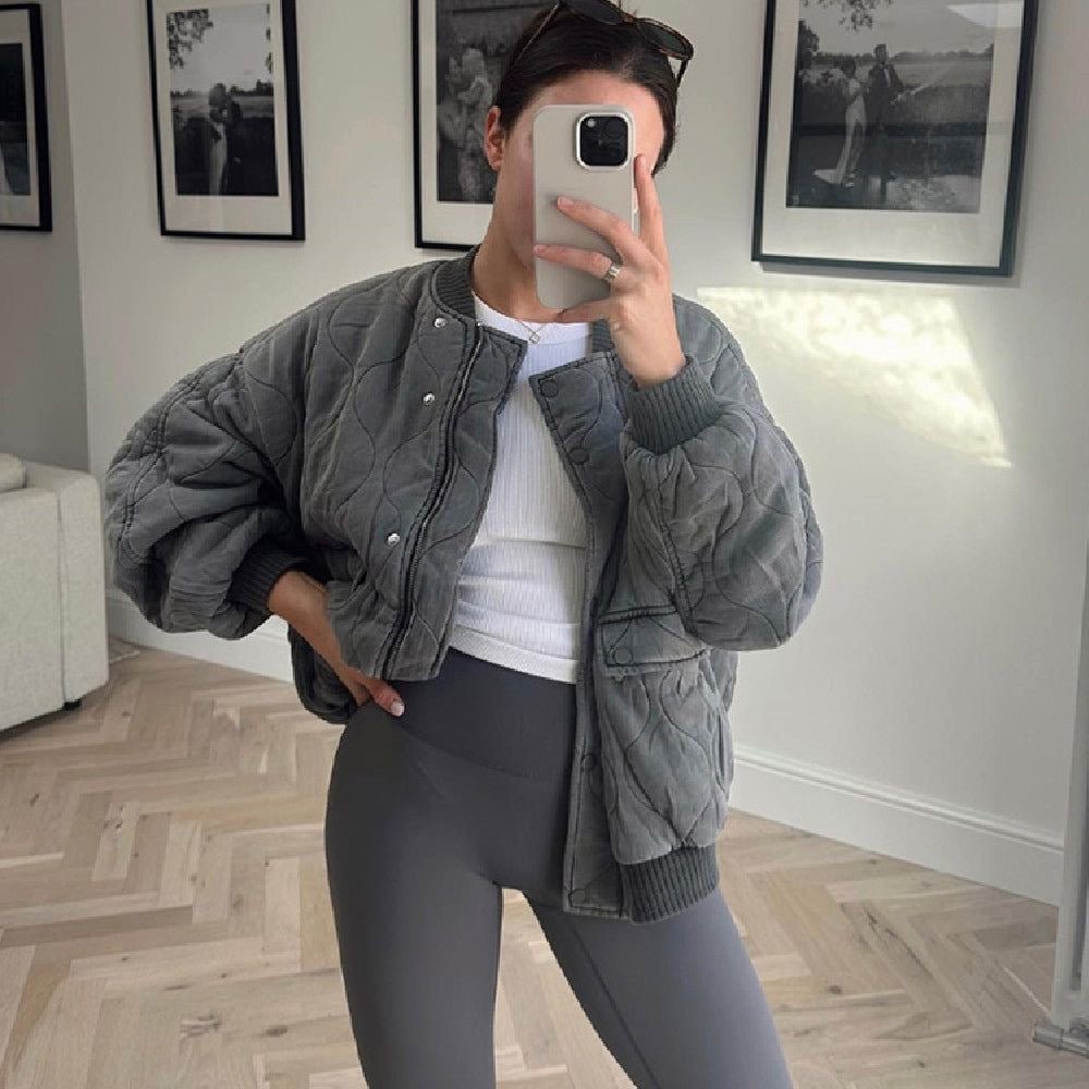Janella Padded Bomber Jacket
