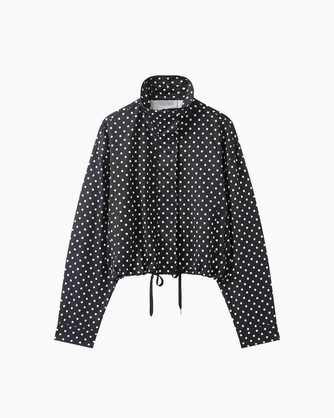 Janelle High Collar Drawstring Jacket