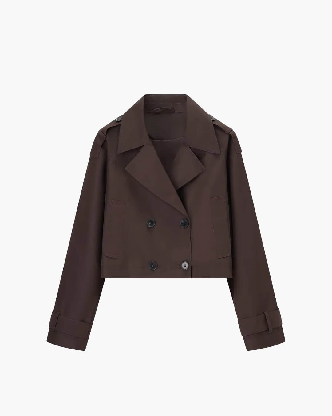 Janice Cropped Trench Coat