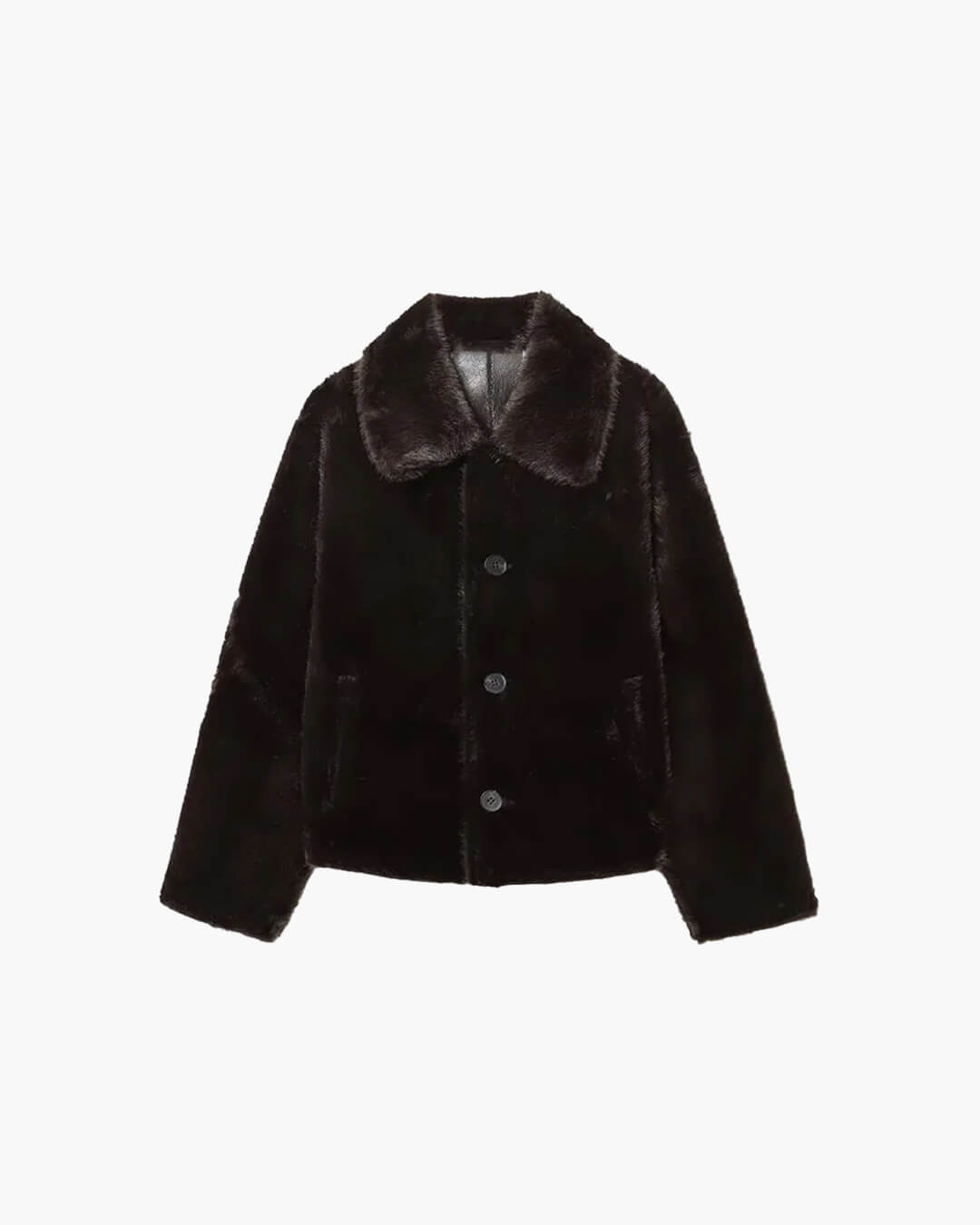 Joana Reversible Faux fur Leather Jacket