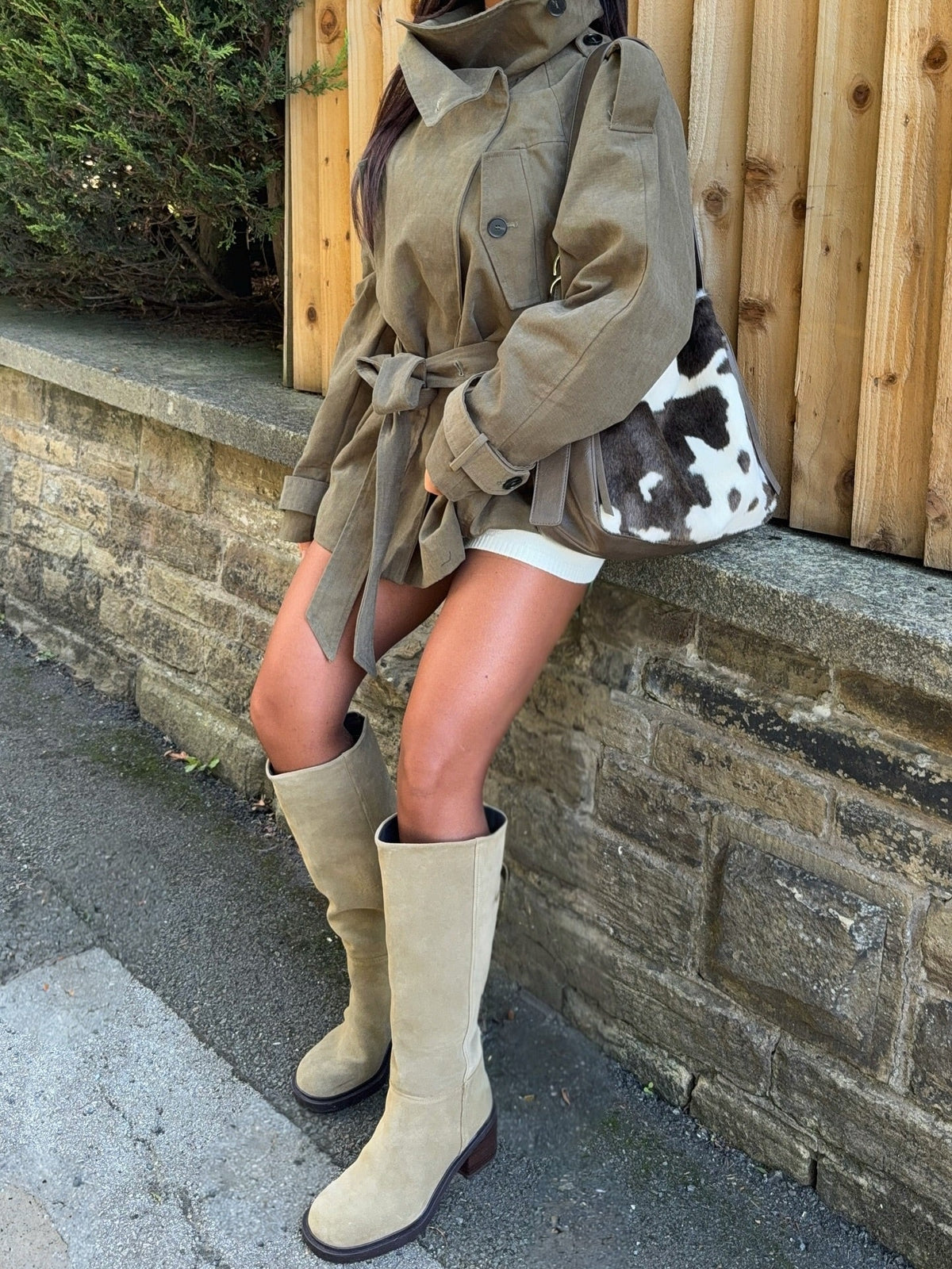 Kendra Belted Windbreaker Jacket