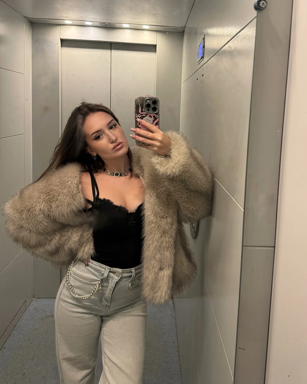 Krista Faux Fur Jacket