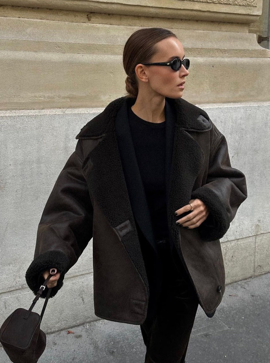 Laila Faux Leather Jacket