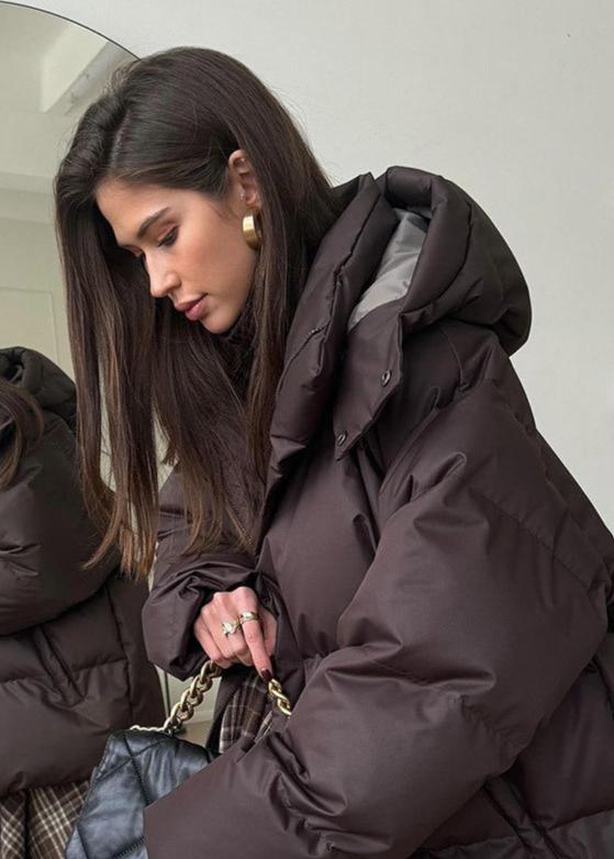 Leila Oversized Detachable Hood Puffer Jacket
