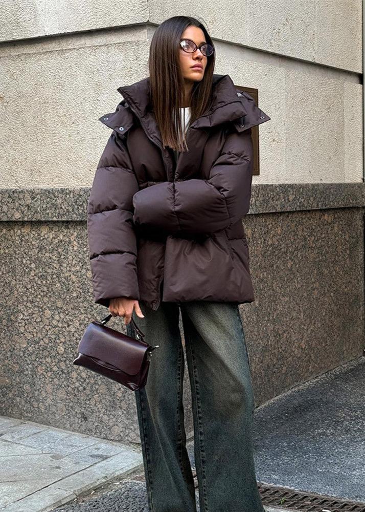 Leila Oversized Detachable Hood Puffer Jacket