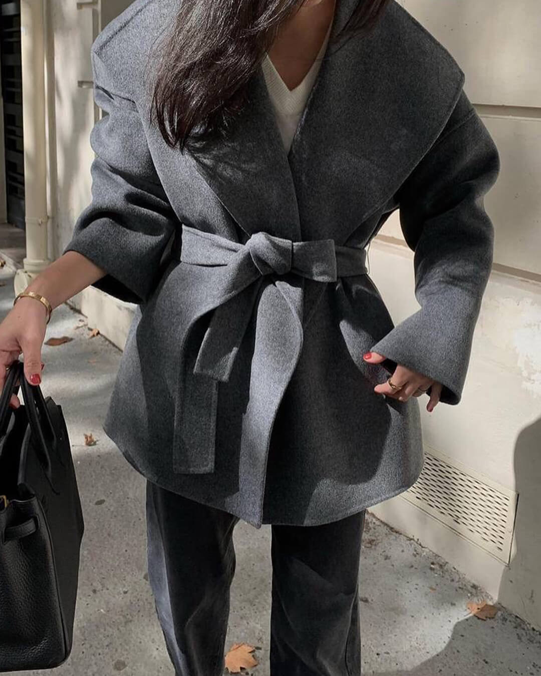 Lorelie Belted Wrap Coat