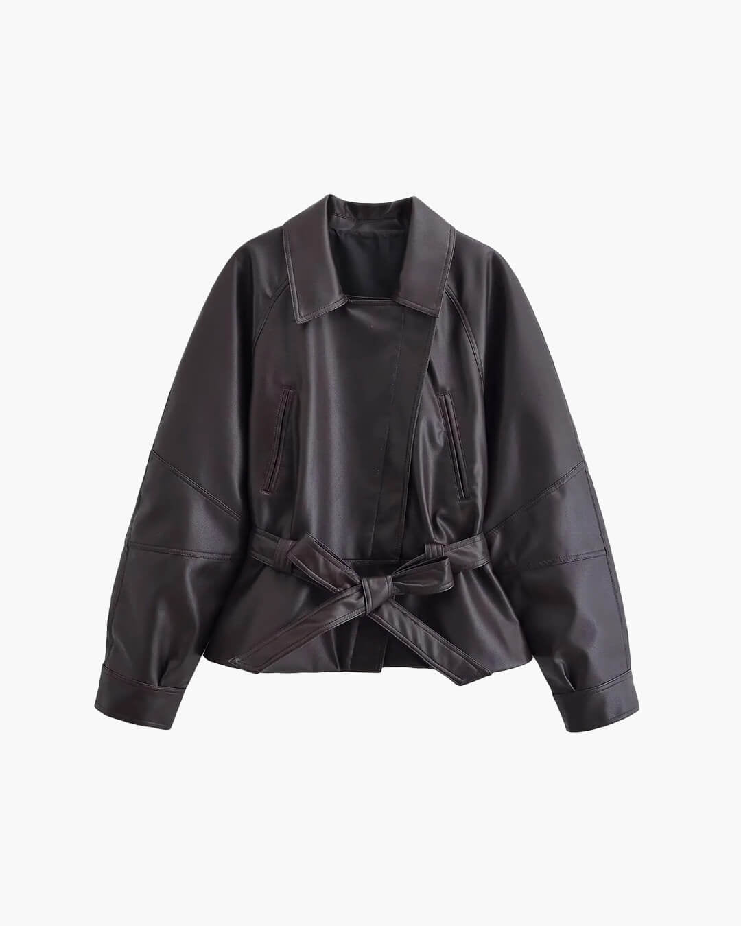 Maggie Faux Leather Motorcycle Jacket