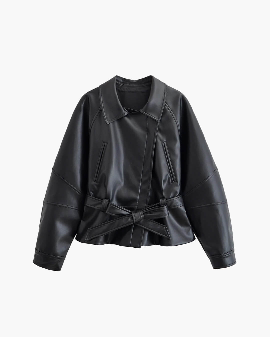 Maggie Faux Leather Motorcycle Jacket