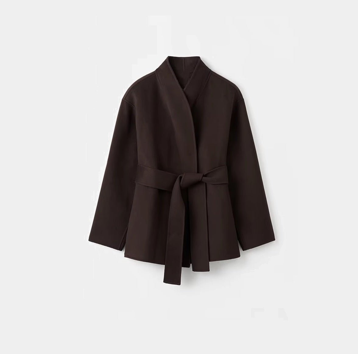 Monica Belted Oversized Wrap Coat