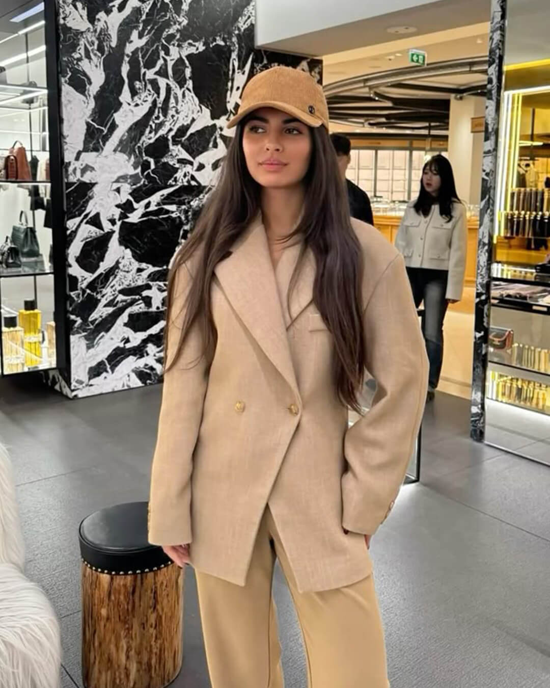 Myrna Notch Lapel Cinched Blazer
