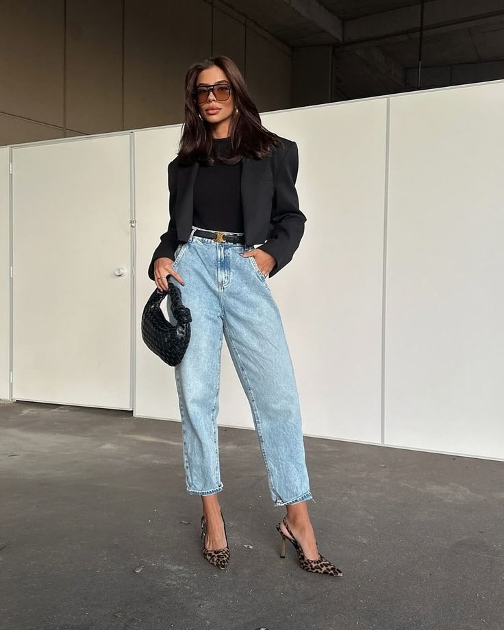 Olga Padded Cropped Suit Jacket