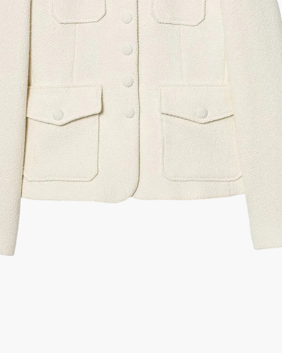 Ophelia Button Front Pocket Blazer