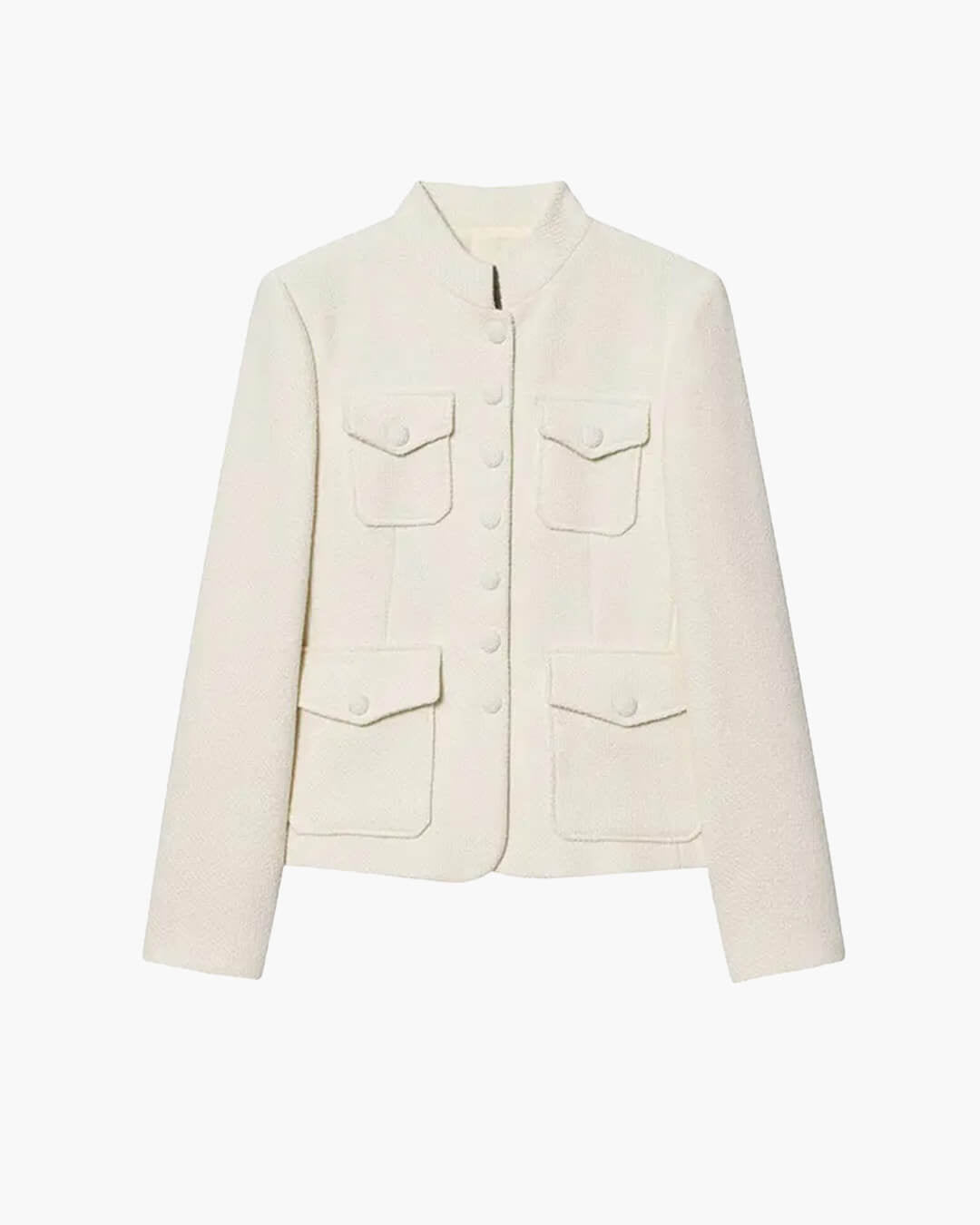 Ophelia Button Front Pocket Blazer