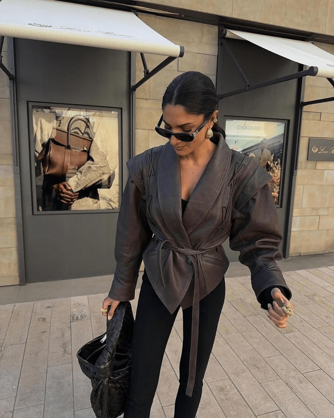 Veronica Faux Leather Jacket