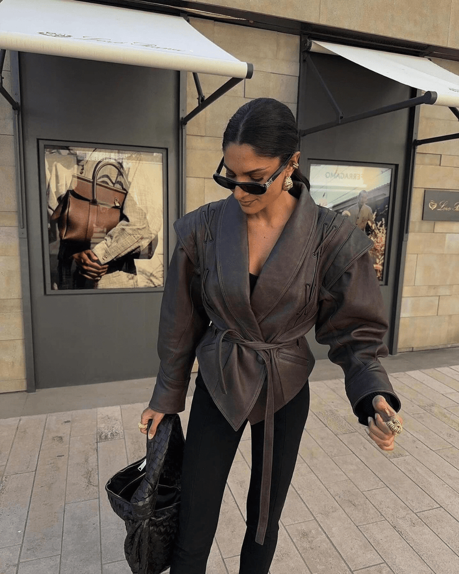 Veronica Faux Leather Jacket
