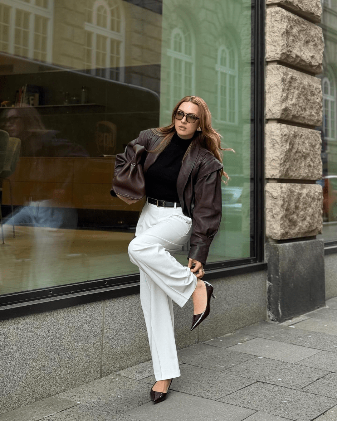 Veronica Faux Leather Jacket