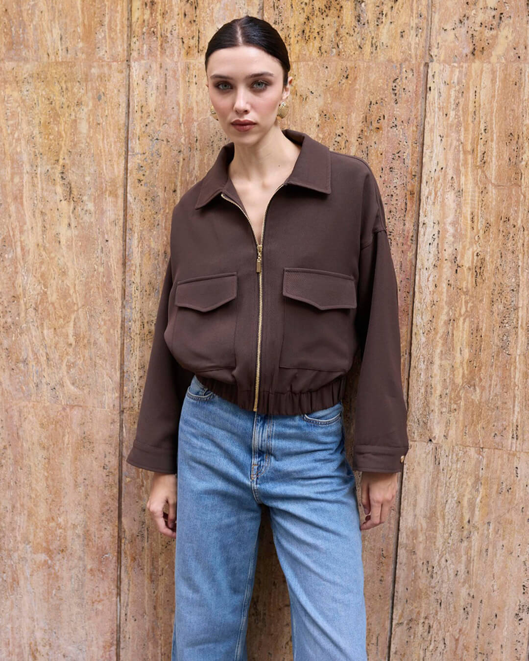 Zoey Zip Up Pocket Jacket