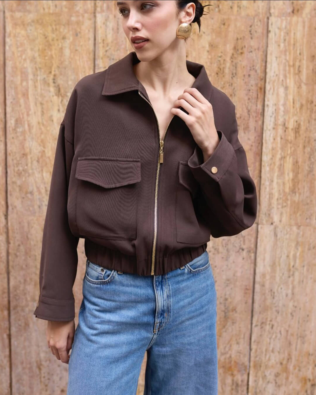 Zoey Zip Up Pocket Jacket
