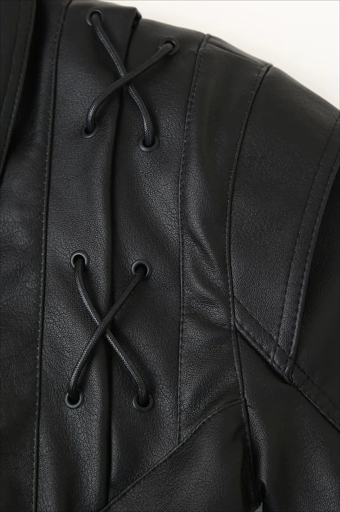 Zyra Biker Leather Jacket