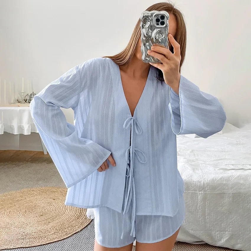 Julienne Cardigan Shorts Set