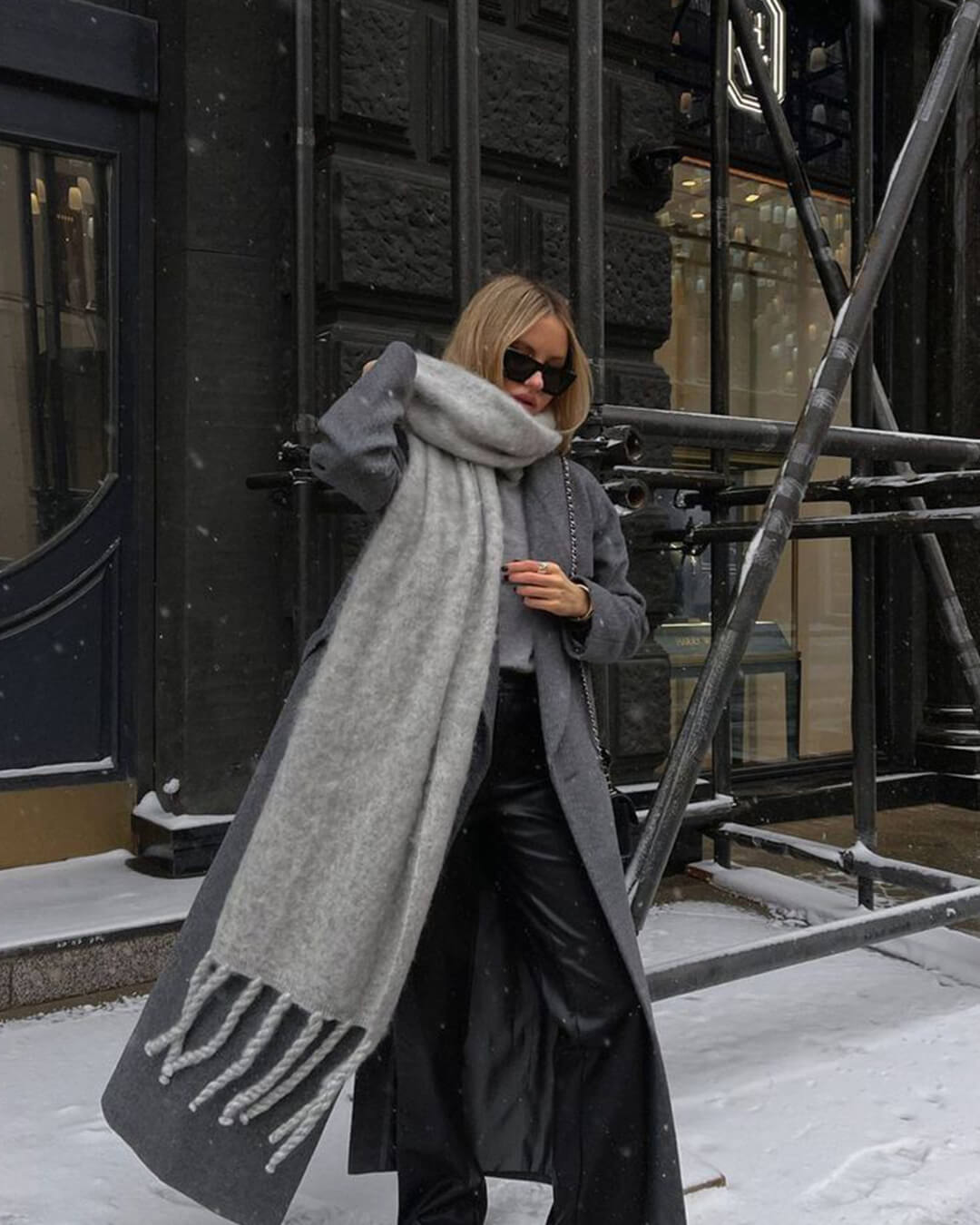 Tanya Tasseled Winter Scarf