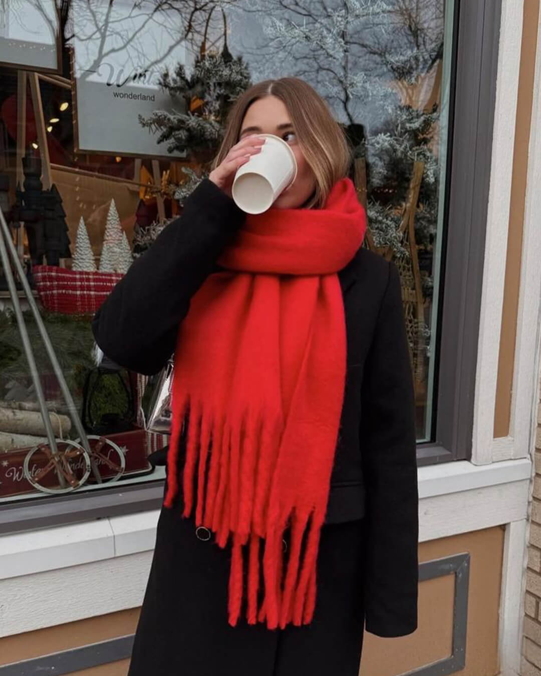 Tanya Tasseled Winter Scarf