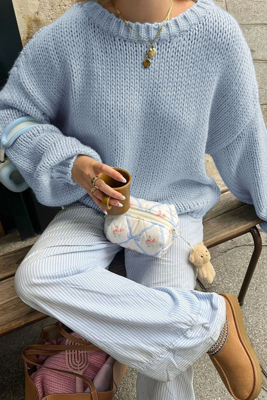 Amanda Crew Neck Layering Sweater