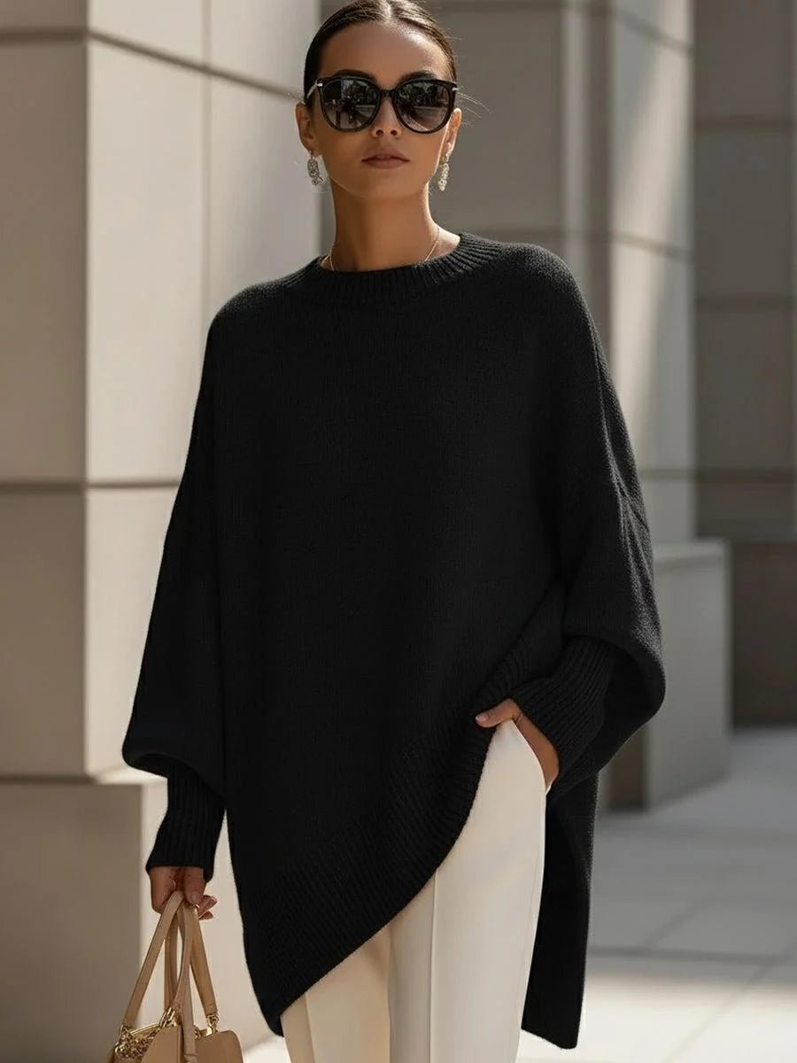Georgette Ribbed Knit Sweater
