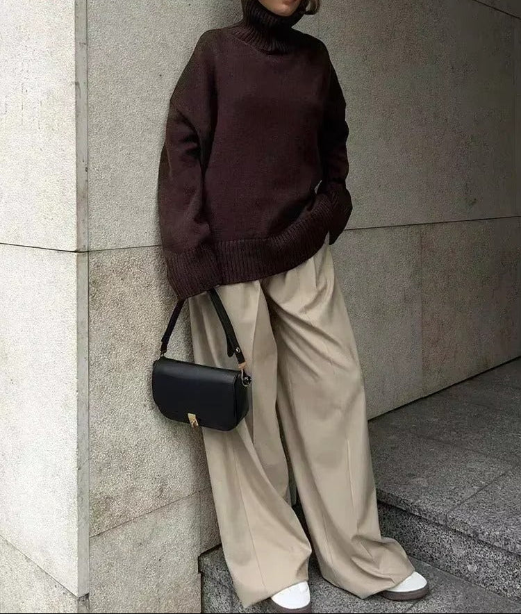 Phoebe Oversized Turtleneck Sweater
