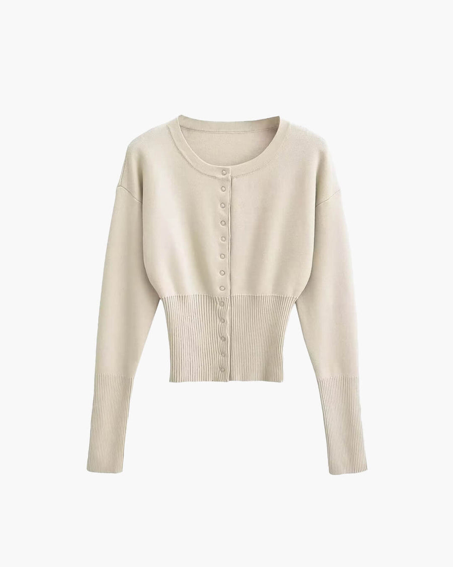 Shelly Snap Button Knit Cardigan