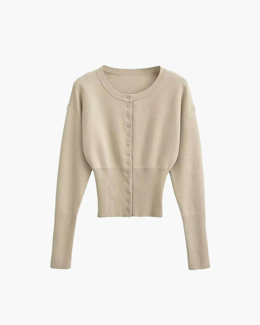 Shelly Snap Button Knit Cardigan