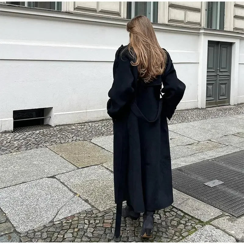 Emma Lace Up Trench Coat