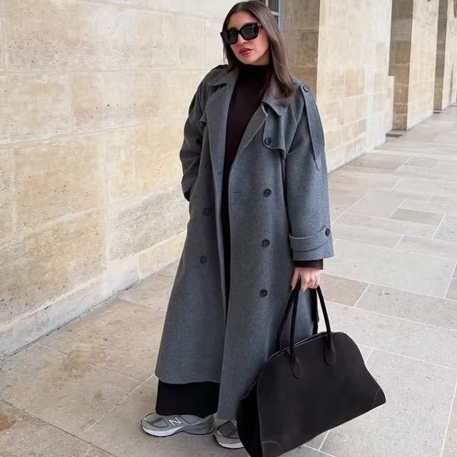 Alicia Gray Belted Long Coat